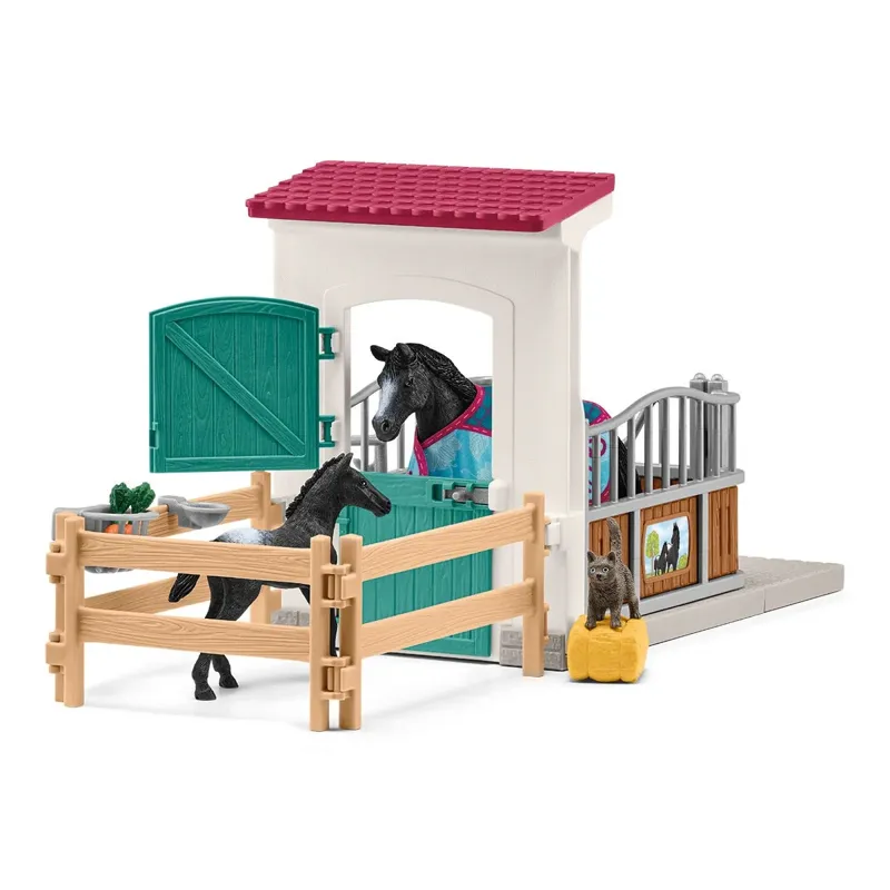 Schleich Horse Box with Mare and Foal Set-1