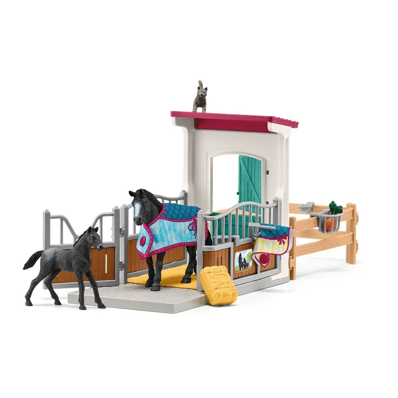Schleich Horse Box with Mare and Foal Set