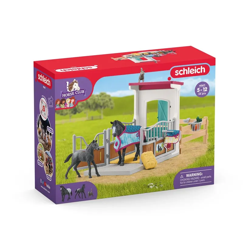 Schleich Horse Box with Mare and Foal Set-6