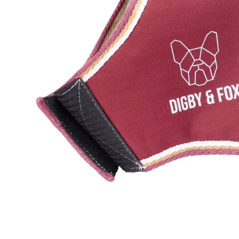 Digby and Fox Waterproof Dog Coat in Maroon-4