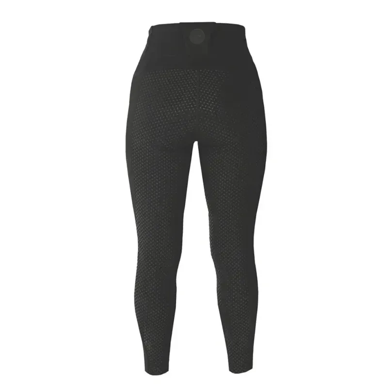 Equetech Luxe Thermal Winter Pull-On Breeches Ladies in Black-6
