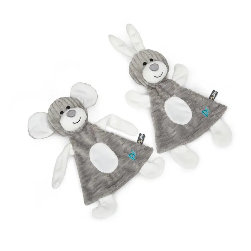 Petface Mouse and Rabbit Friends Plush Dog Toys