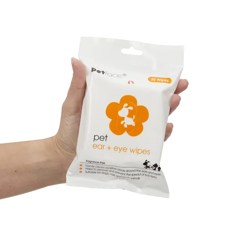 Petface Pet Eye and Ear Wipes-3