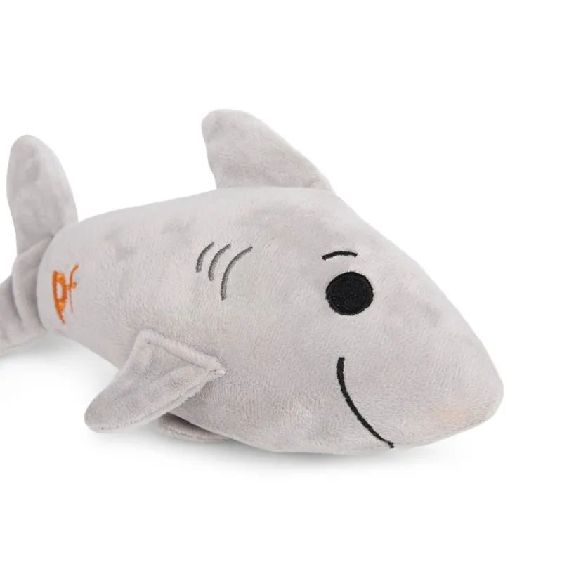 Petface Seriously Strong Rubberoid Shark Plush Dog Toy-4