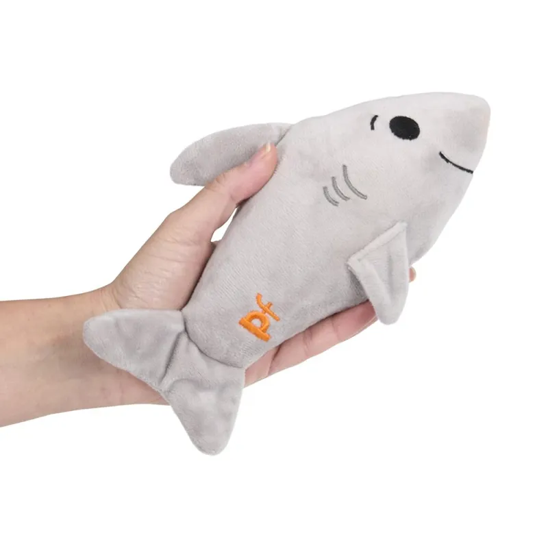 Petface Seriously Strong Rubberoid Shark Plush Dog Toy-5