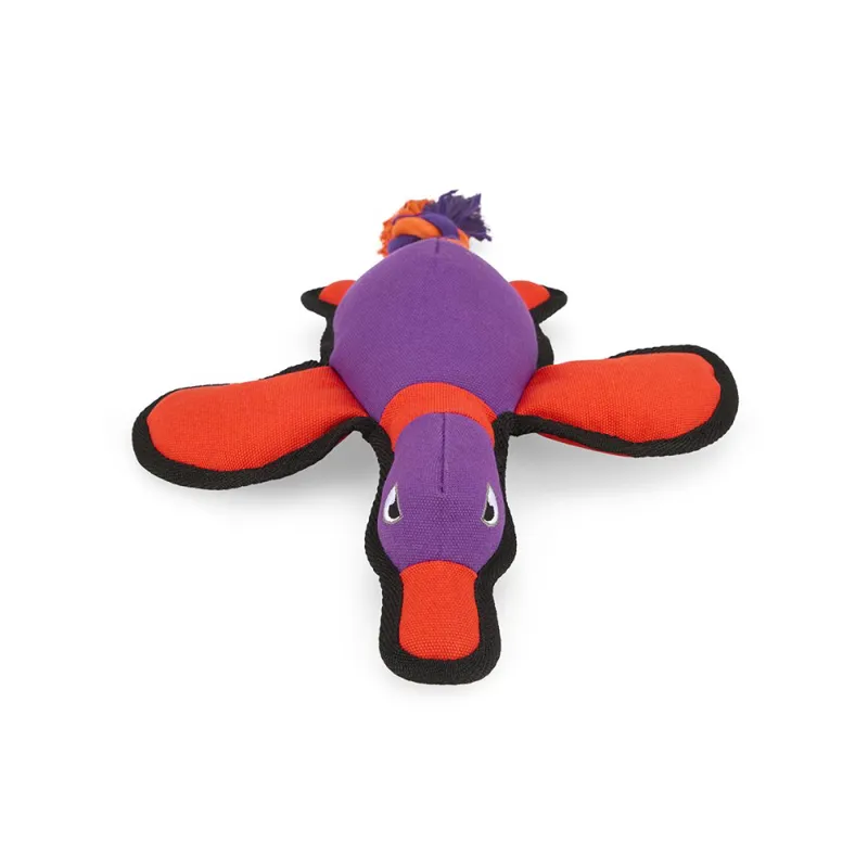 Petface Rope Tail Duck Plush Dog Toy-2