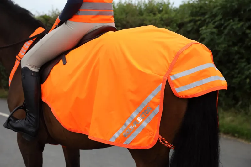 EQUI-FLECTOR Mesh Exercise Sheet in Orange