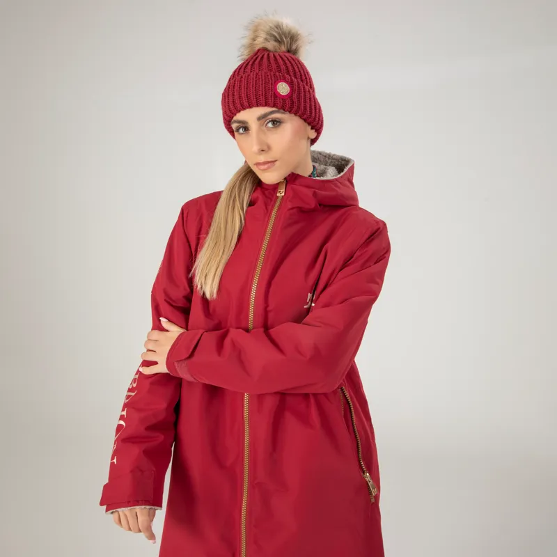 Aubrion Team All Weather Robe Large in Red-5