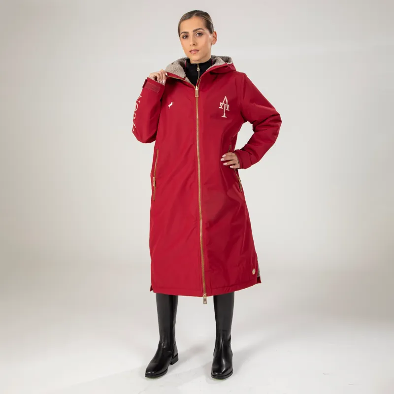 Aubrion Team All Weather Robe Large in Red-1