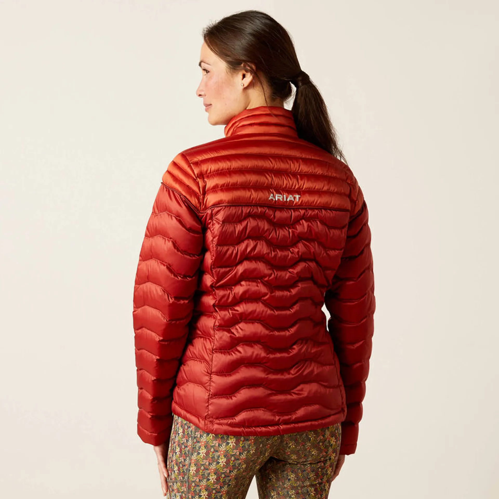Gilet équestre Ariat Ideal Down Femme – Taille XL, Couleur Sarcelle – Occasion Bon état – Fermeture éclair Complète