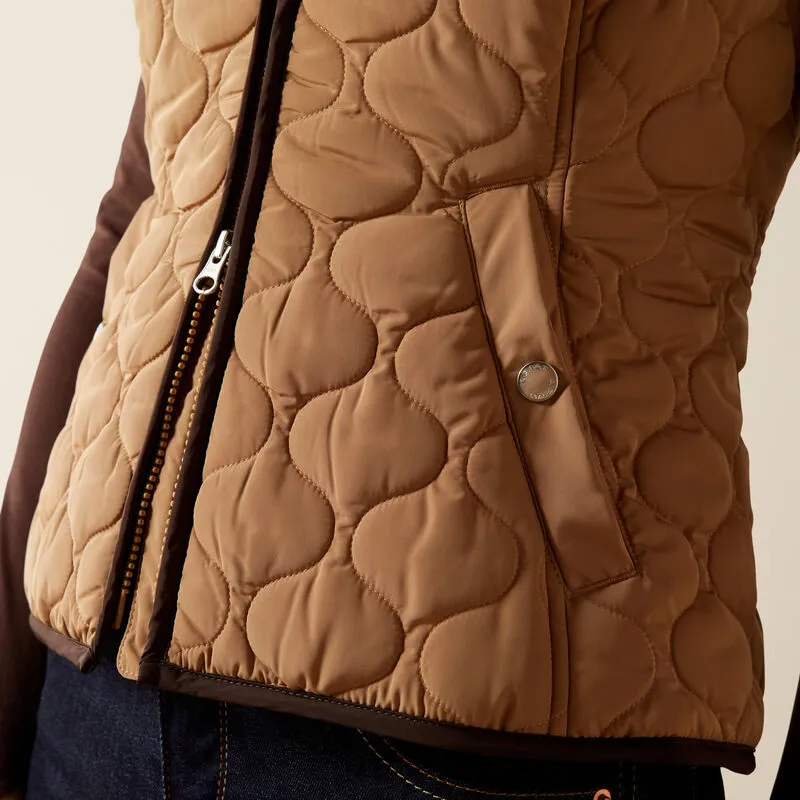 Ariat Ashley 2.0 Insulated Gilet Ladies in Tigers Eye-2