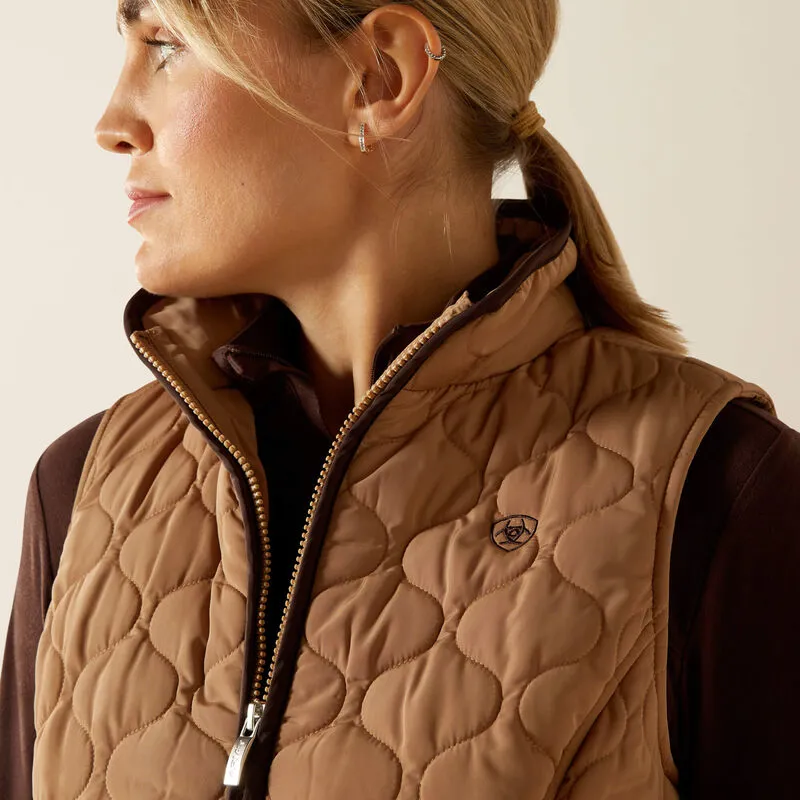 Ariat Ashley 2.0 Insulated Gilet Ladies in Tigers Eye-1