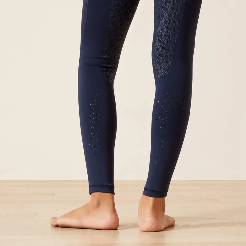 Ariat Youth EOS 2.0 Full Seat Tights in Navy-1