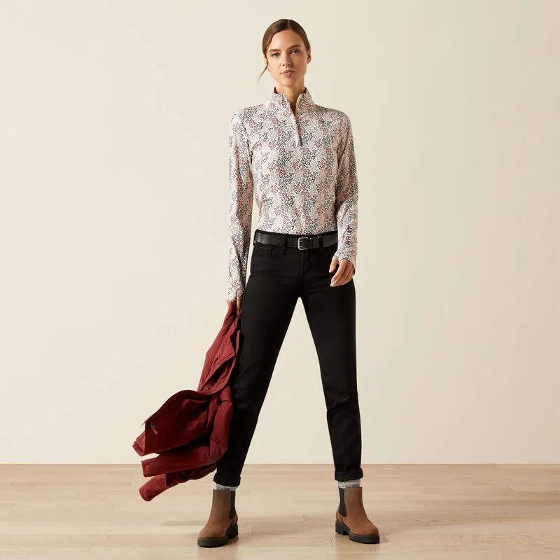 Ariat Lowell 3.0 Base Layer Ladies in Leafy Print-3