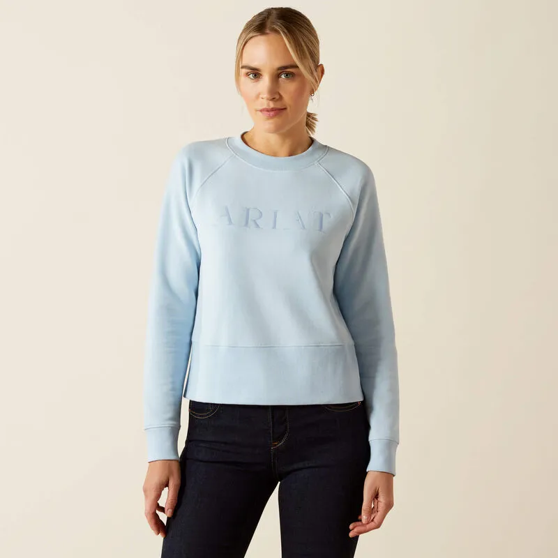 Ariat Martine Sweatshirt Ladies in Skyway