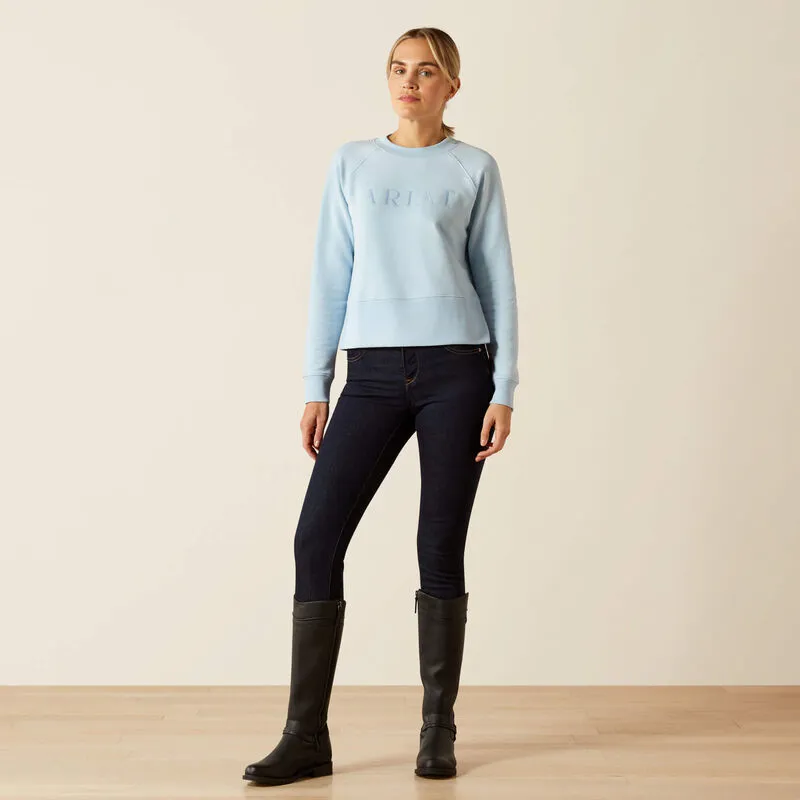 Ariat Martine Sweatshirt Ladies in Skyway-1