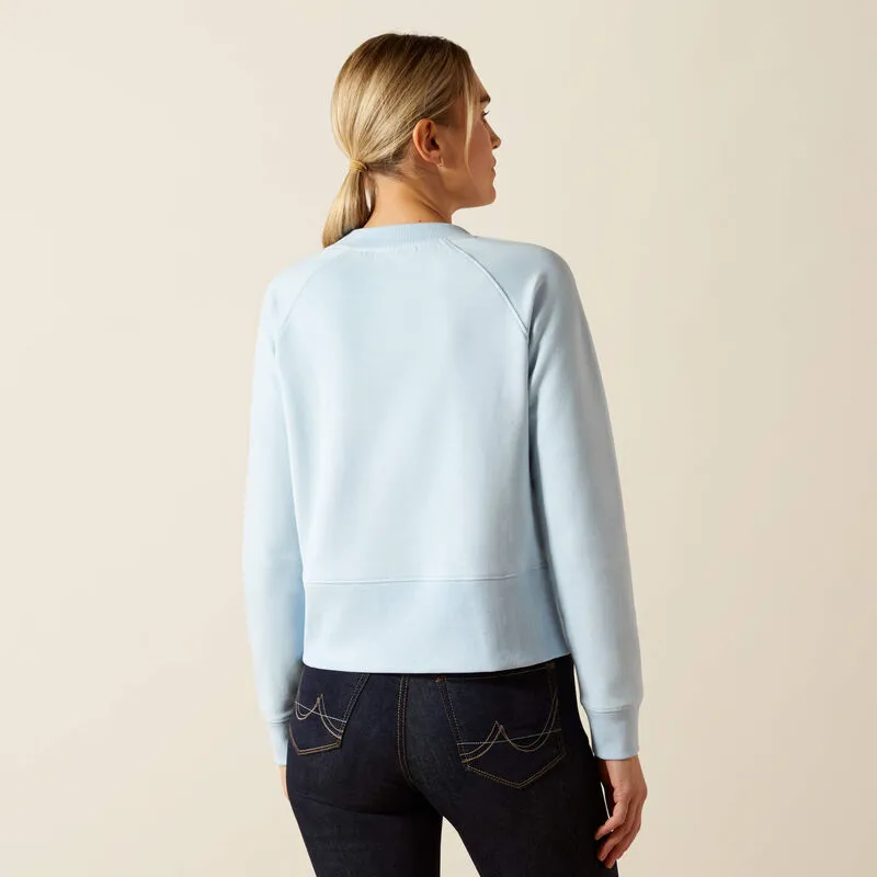 Ariat Martine Sweatshirt Ladies in Skyway-3