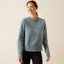 Ariat Martine Sweatshirt Ladies in Steel Sage