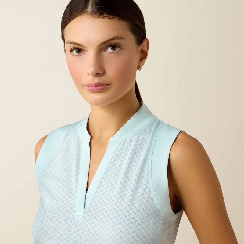 Ariat Mesa Sleeveless Baselayer Ladies in Starlight Blue-1