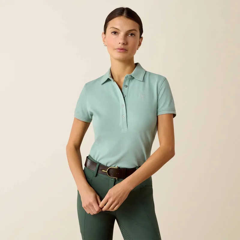 Ariat Prix 3.0 Polo Shirt Ladies in Blue Surf