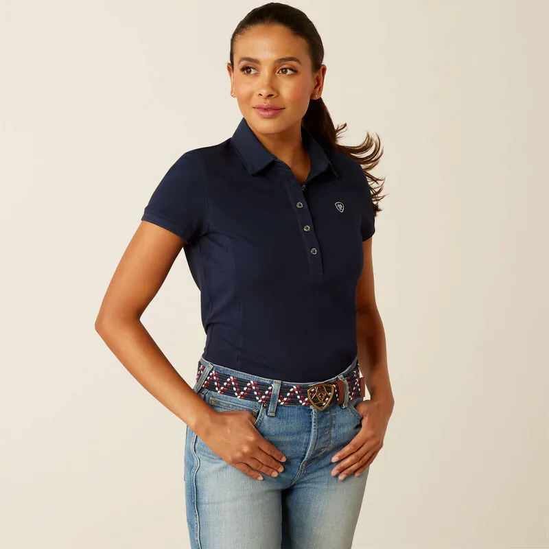 Ariat Prix 3.0 Polo Shirt Ladies in Navy Eclipse