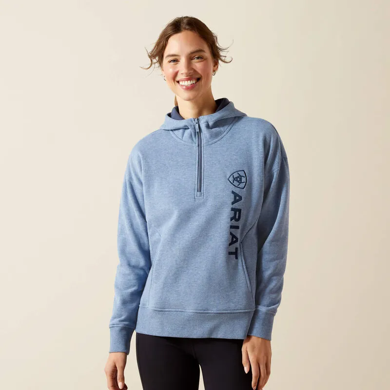 Ariat Rabere 2.0 Hoodie Ladies in China Blue Heather