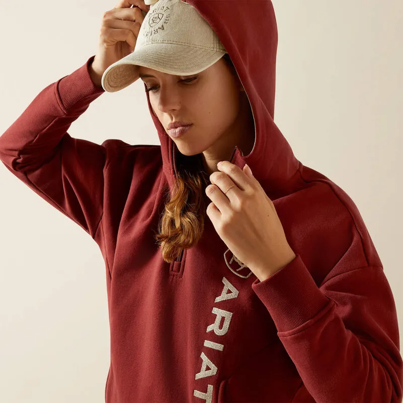 Ariat Rabere 2.0 Hoodie Ladies in Madder Brown-1