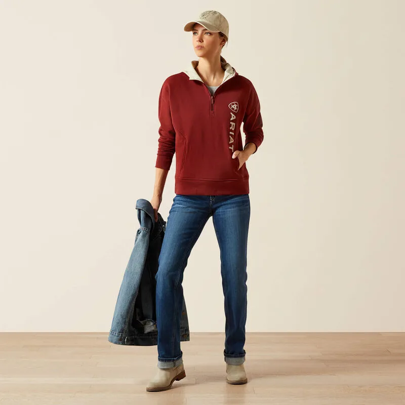 Ariat Rabere 2.0 Hoodie Ladies in Madder Brown-3