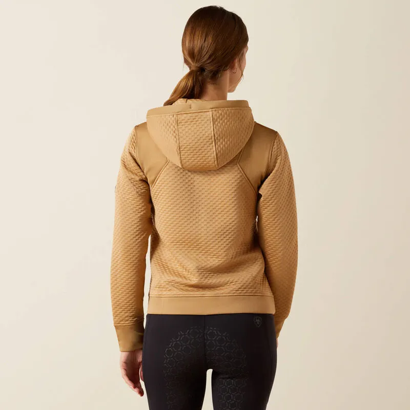 Ariat Radiance Full Zip Hoodie Ladies in Tigers Eye-3