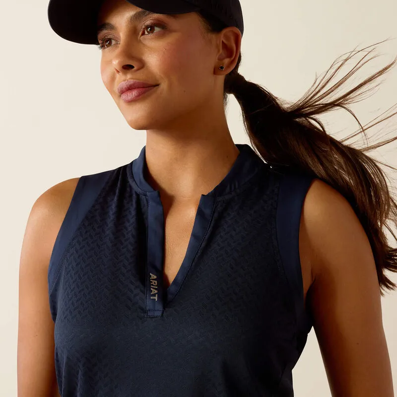 Ariat Mesa Sleeveless Baselayer in Navy Eclipse-1