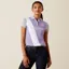 Ariat Taryn Polo Shirt Ladies in Chalk Violet and Orchid Bloom