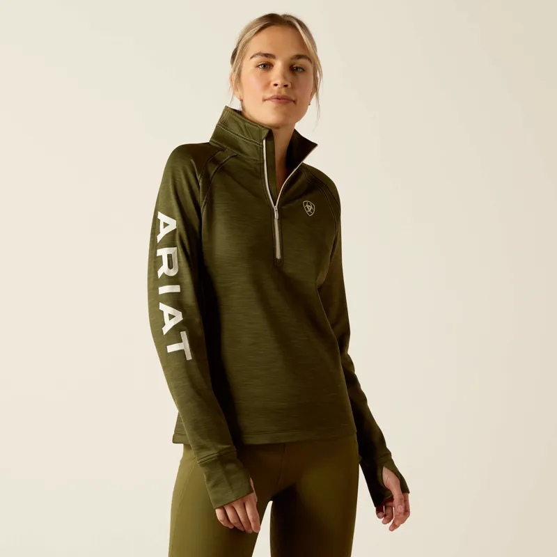 Ariat Tek Team Sweatshirt Ladies in Winter Moss