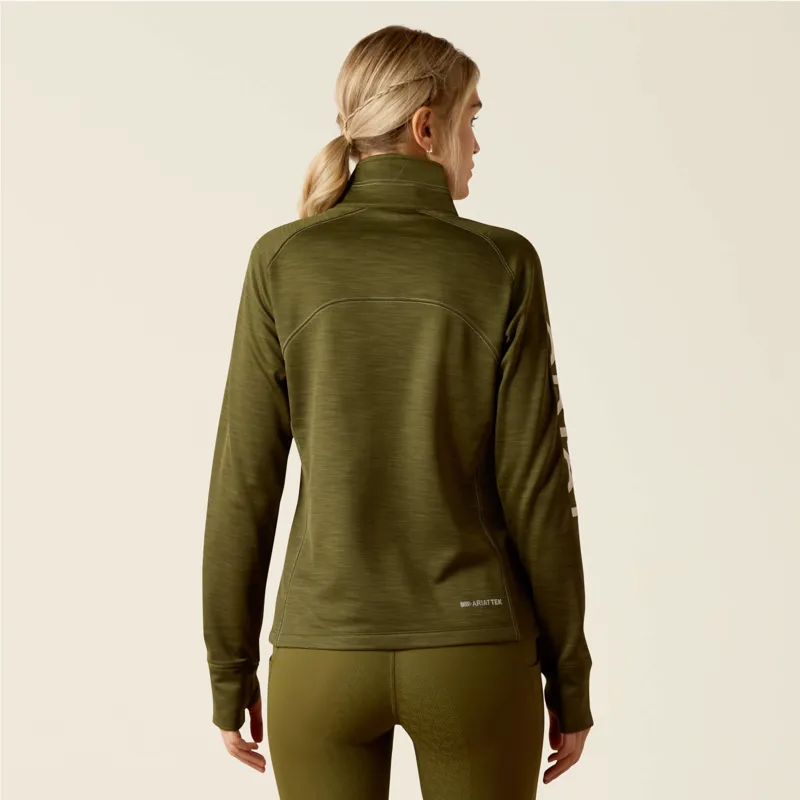 Ariat Tek Team Sweatshirt Ladies in Winter Moss-3