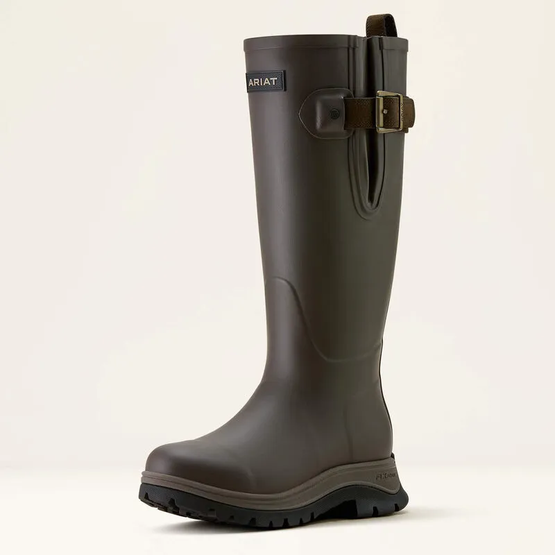 Ariat Woodstock Rubber Boot Ladies in Bracken Brown