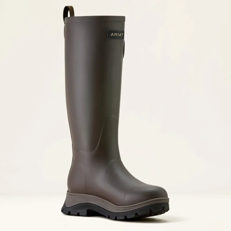 Ariat Woodstock Rubber Boot Ladies in Bracken Brown-2