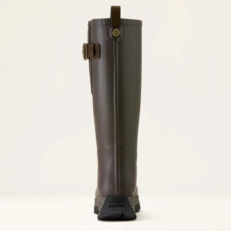 Ariat Woodstock Rubber Boot Ladies in Bracken Brown-3