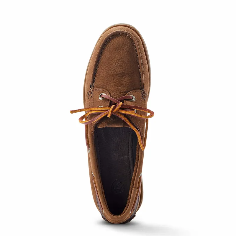 Ariat Antigua Boat Shoes Ladies in Chocolate-3