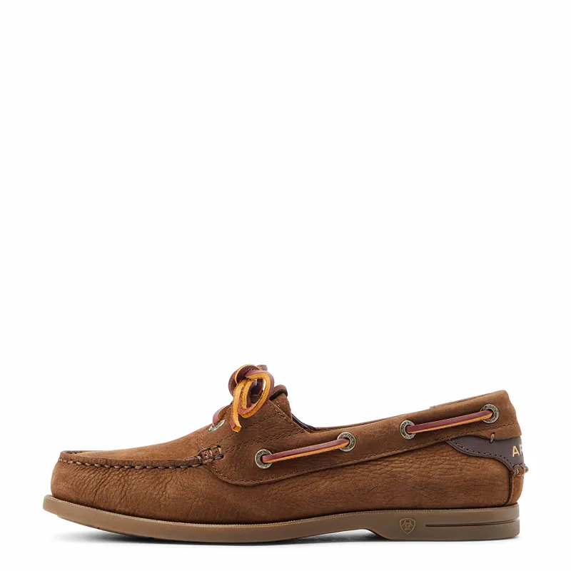 Ariat Antigua Boat Shoes Ladies in Chocolate-2