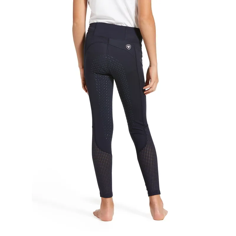 Ariat Youth EOS Full Seat Tights in Navy-2