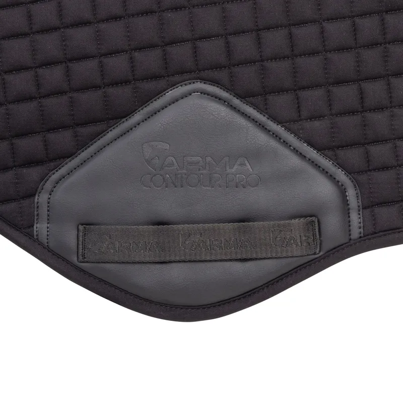 ARMA Deluxe Cotton Jump Saddlecloth in Black-1