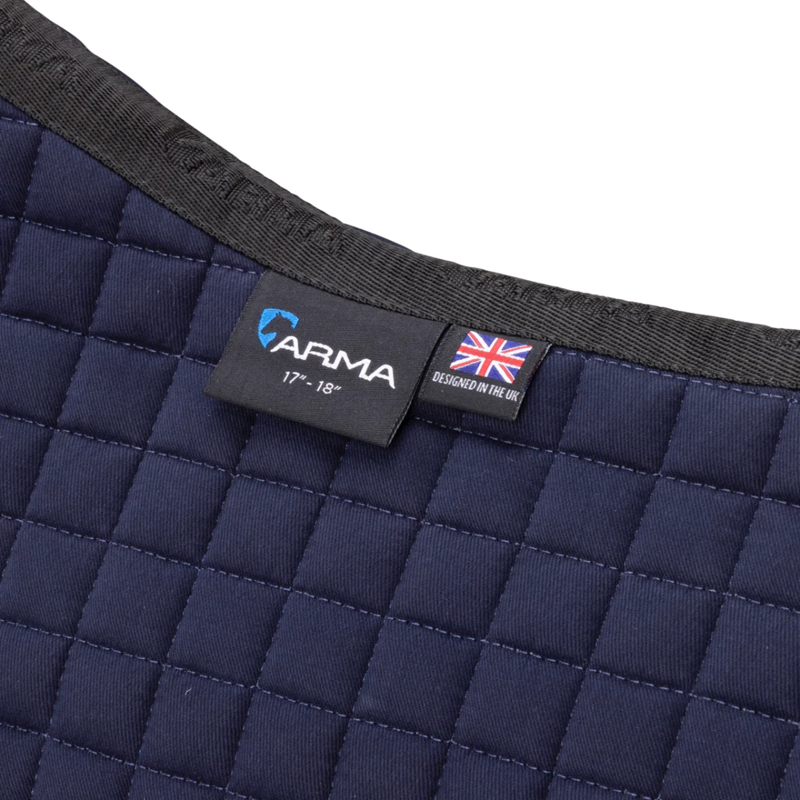 ARMA Deluxe Cotton Jump Saddlecloth in Navy-3