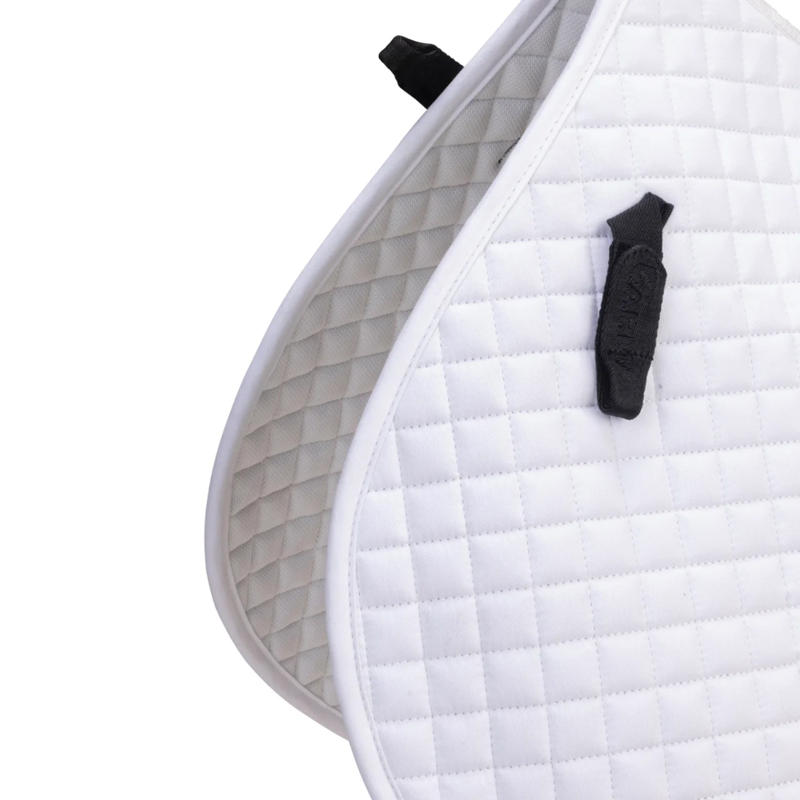 ARMA Deluxe Cotton Jump Saddlecloth in White-1