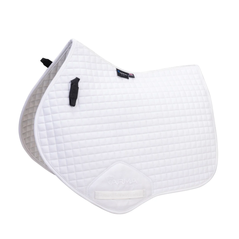 ARMA Deluxe Cotton Jump Saddlecloth in White