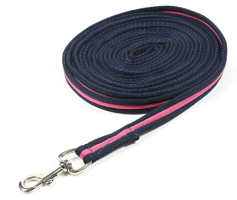 ARMA Cushion Web Lunge Line in Navy and Pink