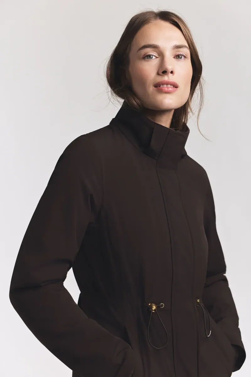 Holland Cooper Essential Waterproof Jacket Ladies in Bournville-2