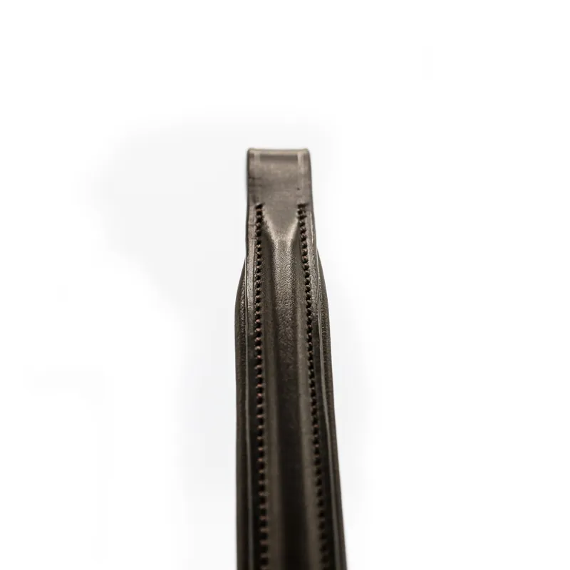 Ascot Raised Padded Browband in Brown-1