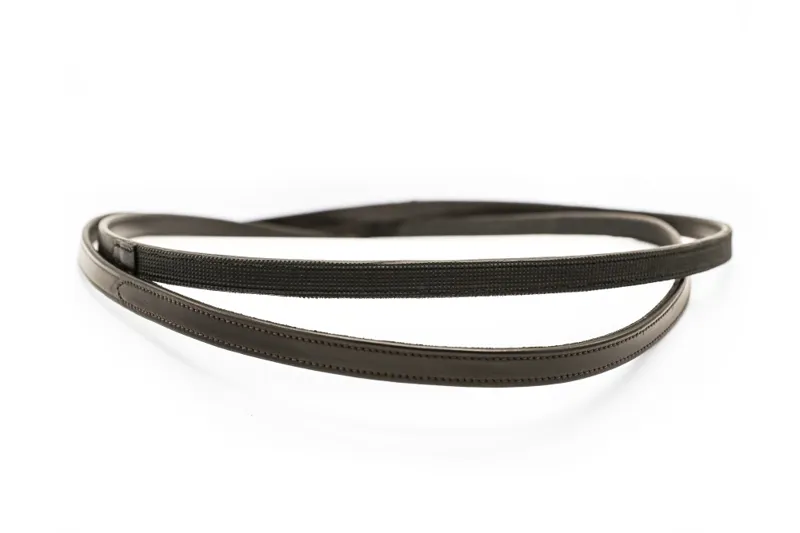 Ascot Dressage Reins in Brown-1