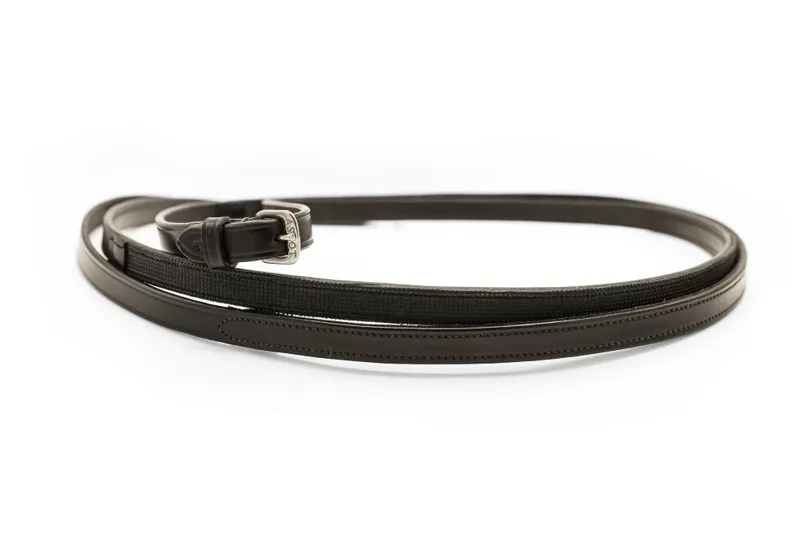 Ascot Dressage Reins in Brown