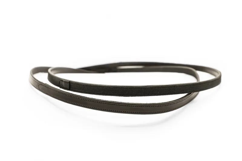 Ascot Dressage Reins in Brown-3