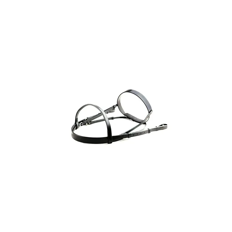 Dever Ascot Plain Bridle in Black-5